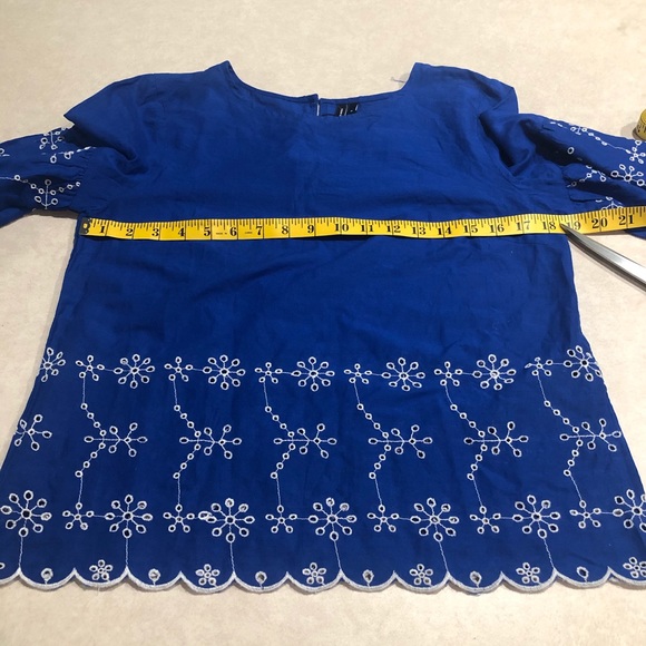 ⭐️ Vero Moda Patrice Embroidered Eyelet Bell Sleeve - Picture 15 of 16